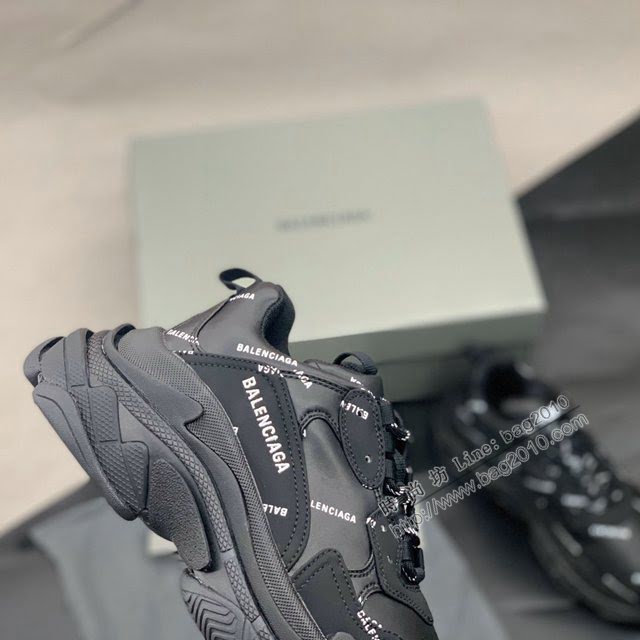 Balenciaga經典款男鞋 巴黎世家頂級版本復古跑鞋 Balenciaga情侶款老爹鞋  hdbl1002